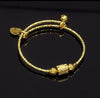 Gold-Plated Bracelet & Ring Set