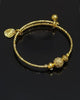Gold-Plated Bracelet & Ring Set