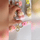 Labubu - Flocked Bunny Wrist‑Strap Keychain