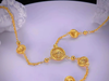 Gold Circle Tassel Necklace