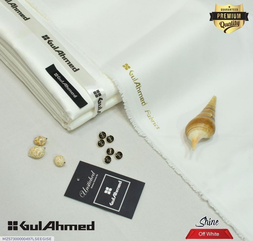 Men's Unstitched Cotton Sotton Plain Suit