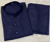 2 Pcs Men's Stitched Wash And Wear Plain Shalwar Kameez