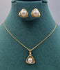 Elegant Gold-Toned Necklace & Earring Sets