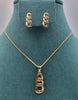 Elegant Gold-Toned Necklace & Earring Sets