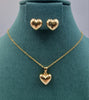 Elegant Gold-Toned Necklace & Earring Sets